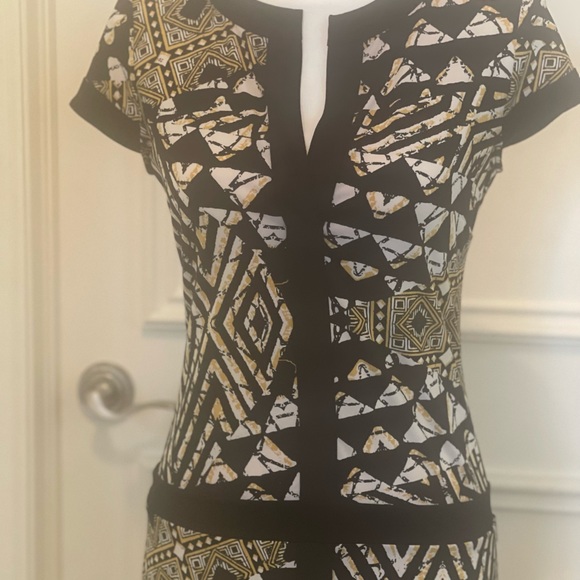 BCBG Maxazria Aztec Print Dress - Picture 10 of 11